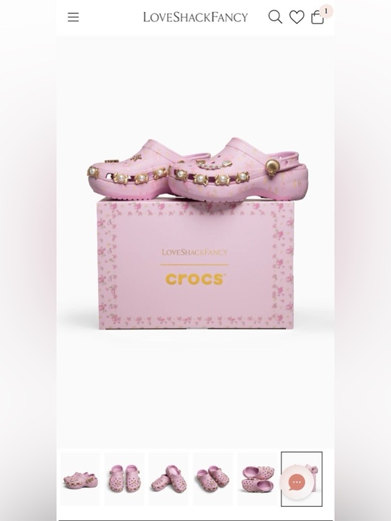 LoveShackFancy Shoes - NWT Loveshackfancy ballerina pink platform clog